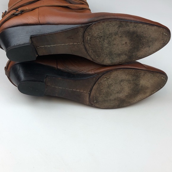 Vintage Frye Womens Size 10 Short Strappy Booties - Picture 7 of 8